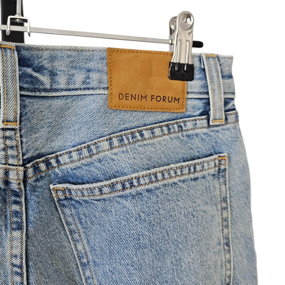 Denim Forum Womens The 90's Boy Mid-Rise Loose Jeans