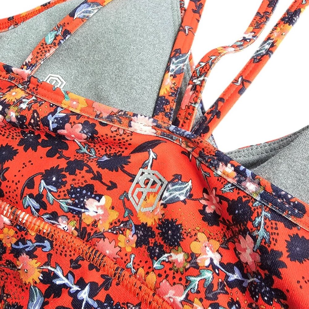 Born Primitive Floral Strappy Back Sports Bra