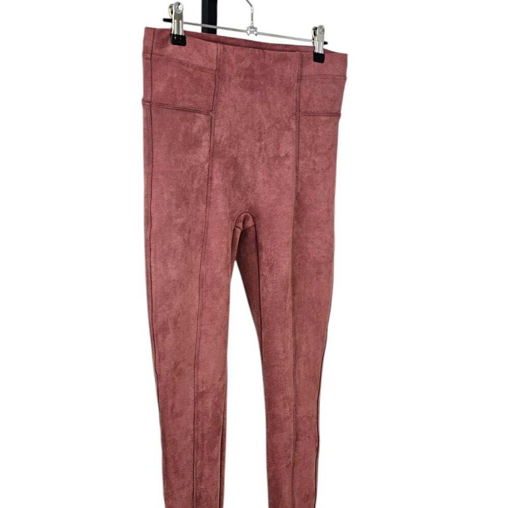 SPANX Womens Faux Suede Leggings