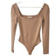 Aritzia Babaton Contour Square Neck Long Sleeve Bodysuit