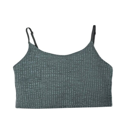 Aerie Ribbed Crop Bra Tank