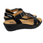 Mephisto Mobils Felizia Air-Relax Black Patent Leather Rhinestone Sandal