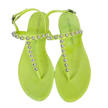 Stuart Weitzman Womens Goldie Jelly Sandals