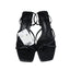 H&M Black Chunky Block Heel Sandals