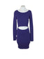 Aritzia Wilfred Free Cut Out Knit Long Sleeve Mini Dress