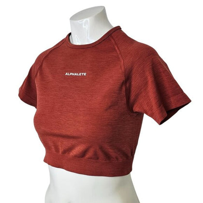 Alphalete Amplify Short Sleeve Crop Top