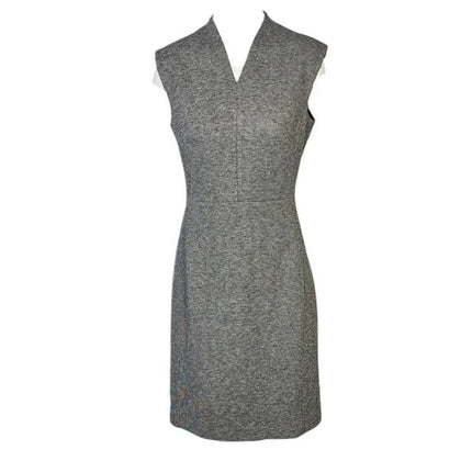 M.M. Lafleur Womens V-Neck Wool Blend Dress