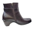 Dansko Ryan Brown Leather Ankle Booties