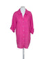 Rosemarine 100% Linen 3/4 Roll Sleeve Tunic