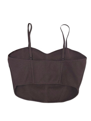 Aritzia Babaton Sculpt Knit Bustier Crop Top