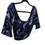 Athleta Womens Exhilarate Velvet Crop Top