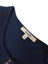 Sympli 3/4 Sleeve Zip Up Jersey Stretch Top