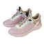 Ecco ST.1 Lite Womens Pink Leather Athletic Runners