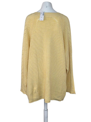 In Every Story Plus Size V-Neck Knit Long Sleeve Sweater
