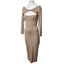 Revolve SER.O.YA Womens Irene Fall 2022 Long Sleeve Peekaboo Dress