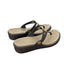 CROCS Sanrah Metallic O-Ring Mini Wedge Sandals