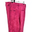 Anthropologie Avec Les Filles Pink Faux Suede Wide Leg Crop Pants
