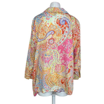 Ralph Lauren Cotton Paisley Print Colourful Button Up Shirt