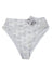 Beach Riot Hazel Bikini Bottoms, Embroidered, Floral, High Rise, White, Size L