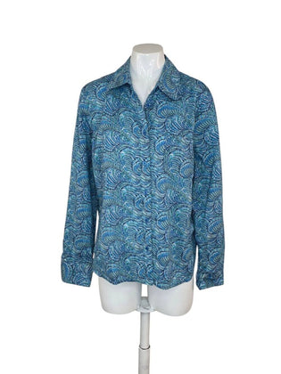 Liberty Art Fabrics Long Sleeve Button Up Shirt