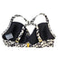 Bleu Rod Beattie Animal Print Twist Front Underwire Bikini Top