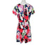 Milly Design Nation Abstract Floral Fit & Flare Dress