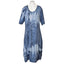 ZELE Womens Lagenlook Linen Cinch Dress