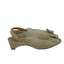 Stuart Weitzman Translucent Peep Toe Bow Jelly Heels