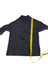 Lululemon Rest Less Cropped Half Zip, Logo Letter Black/Graphite, Size 2