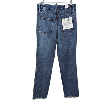 Good American Good Curve Straight Jeans