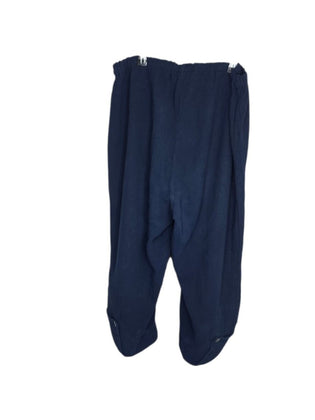 Oh My Gauze! Foldover Button Hem 100% Cotton Crop Pants