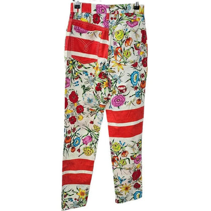 Moschino Jeans Vintage Floral Allover Print Pants