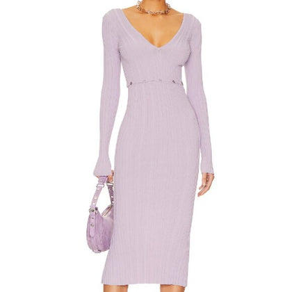 Revolve LPA Delaire Button Off Midi Dress