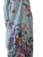 Bellambia 100% Linen Floral Open Front Roll Sleeve Cardigan