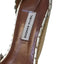Tabitha Simmons Harp White Flower Perforated Leather Wedge Jute Sandals