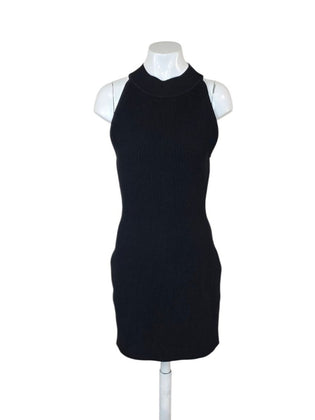 Aritzia Babaton Sculpt Knit Halter Neck Dress