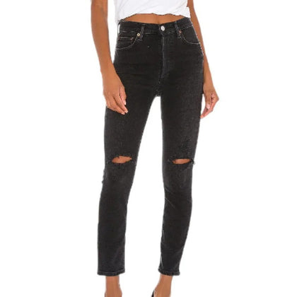 AGOLDE Womens Nico High Rise  Slim Jeans