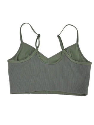 Aerie Ribbed V-Neck Medium Support Sports Bra