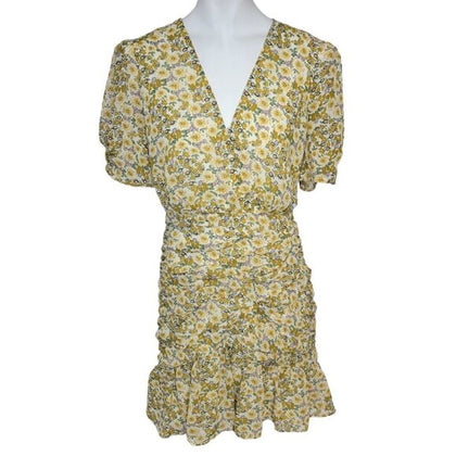 ASTR The Label Lucky Me Floral Ruched Mini  Dress