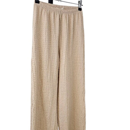 See You Monday Los Angeles Crinkle Wide Leg Pants