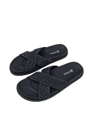 VIVAIA Criss Cross Straps Slides