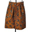 PINKO Women's A-Line Rooster Jacquard Metallic Skirt