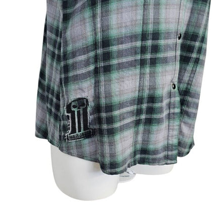 Harley-Davidson Plaid Pearl Snap Tank