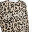 Brunette The Label Leopard Print Crew Brunette Pullover Sweatshirt