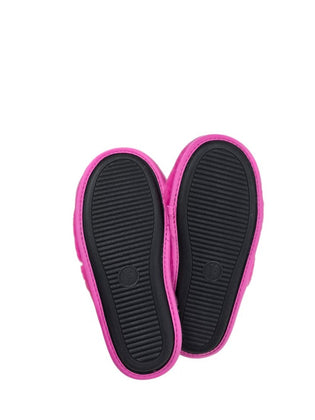 Victoria's Secret Logo Faux Fur Slippers