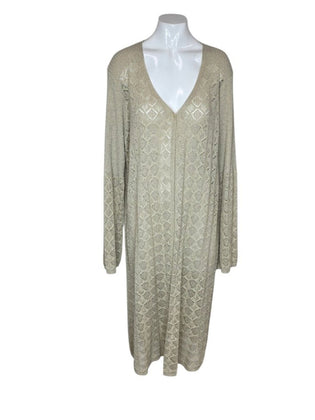 Marina V. Open Front Single Button Longline Cardigan