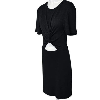 Aritzia Wilfred Free Katz Twist Front Cut Out T-Shirt Dress