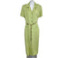 Positive Attitude Vintage Boho Beaded Belt Midi Dress