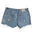 AGOLDE Parker Denim Fray Shorts