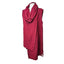 Bryn Walker Womens Oversized Cowl Neck Asymmetrical Tunic Dress